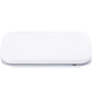 Closed white UV Phone Sanitizer Box with sleek, minimalist design for portable disinfection uv phone sanitizer box end