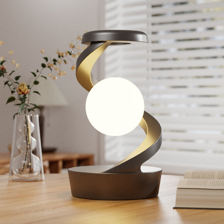 Rotating Moon Wireless Charging Lamp