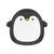 Front view of penguin-shaped USB Rechargeable Hand Warmer, a cute and functional camping accessory.