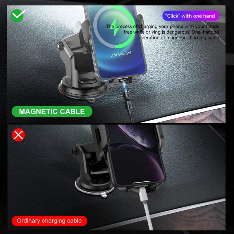 540° Magnetic Fast-Charge Cable