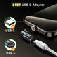 Magnetic USB-C OTG Fast Charging Adapter (240W PD)