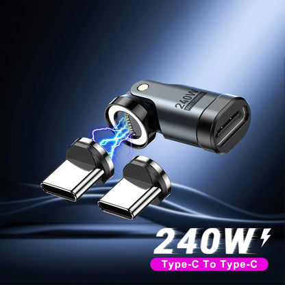 Magnetic USB-C OTG Fast Charging Adapter (240W PD)