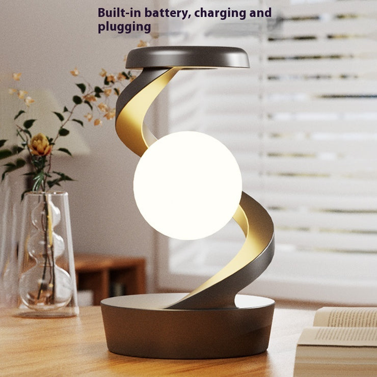 Rotating Moon Wireless Charging Lamp
