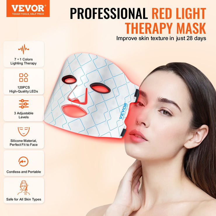 LED Face Mask Therapy Device