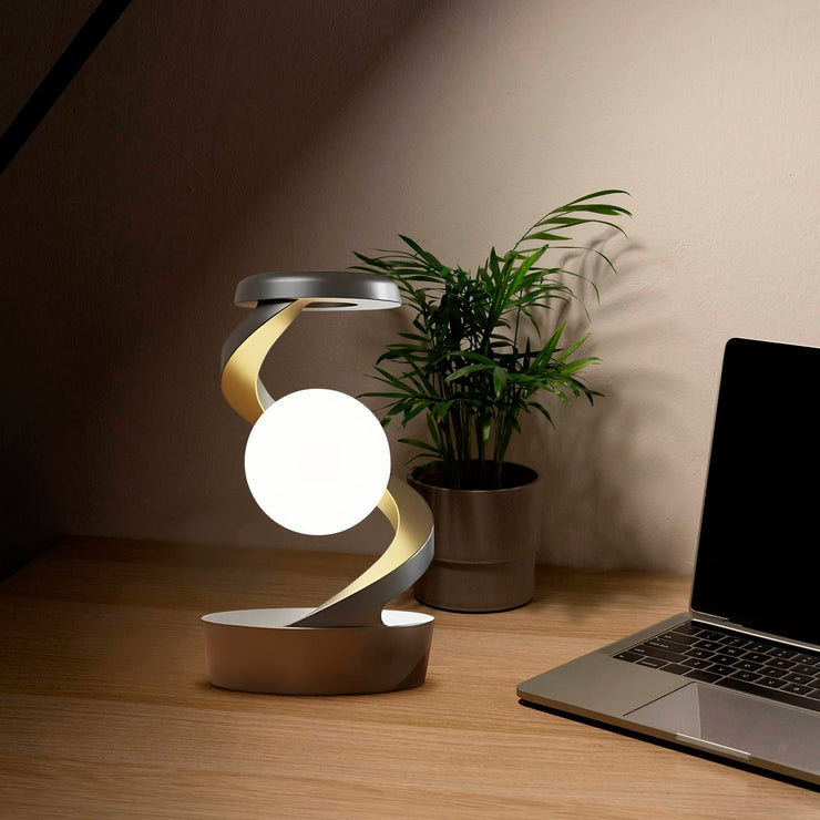 Rotating Moon Wireless Charging Lamp