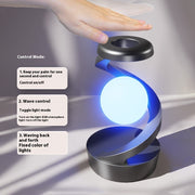 Rotating Moon Wireless Charging Lamp