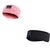 Two Bluetooth Sleep Headphones Headbands in pink and black. Best sleep headphone band for wireless audio and nighttime comfort.